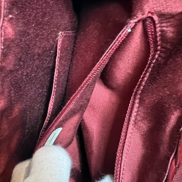 Chanel VINTAGE Burgundy Wicker Picnic Basket Shoulder Bag - Picture 11 of 12